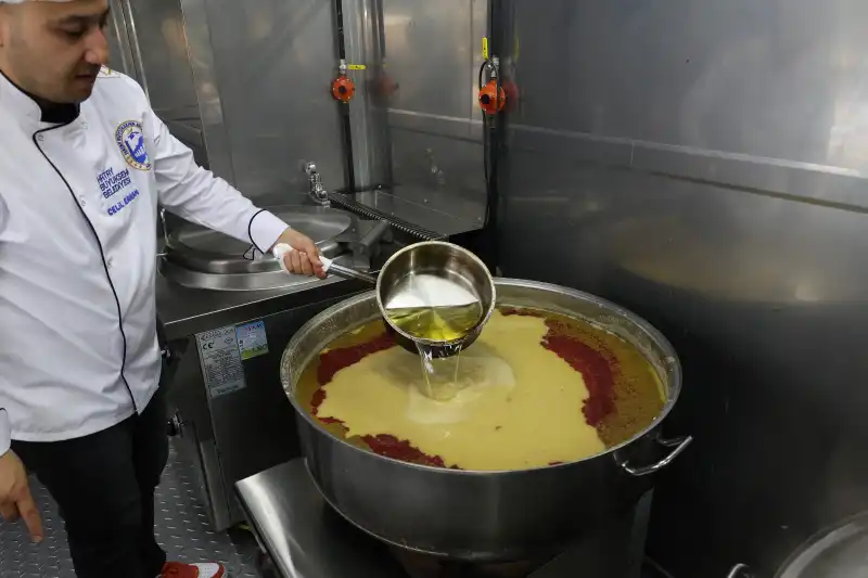 HBB’nin çorba Ikramı Ile Yürekler ısınıyor