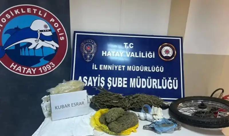 Motosiklet Lastiğinden Yasaklı Madde Çıktı!