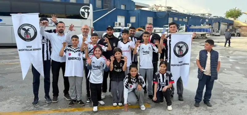 Hataylı Çocuklar Beşiktaş Maçı İçin İstanbul’a Uğurlandı