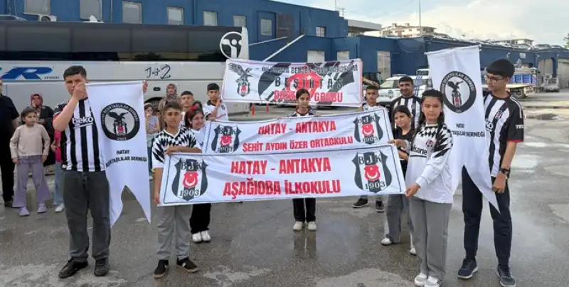 Hataylı Çocuklar Beşiktaş Maçı İçin İstanbul’a Uğurlandı