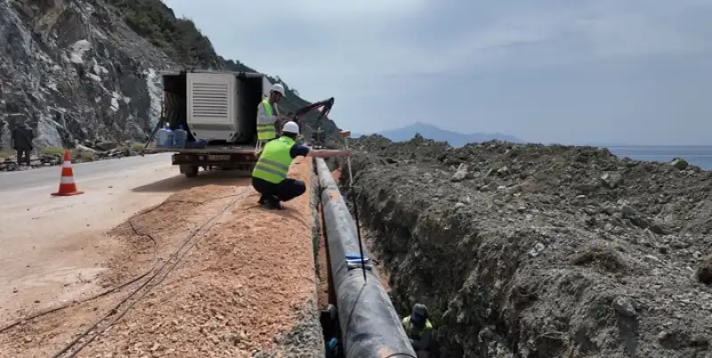 Akçay Isale Hattı Yenileniyor, Su Kayıpları Son Buluyor