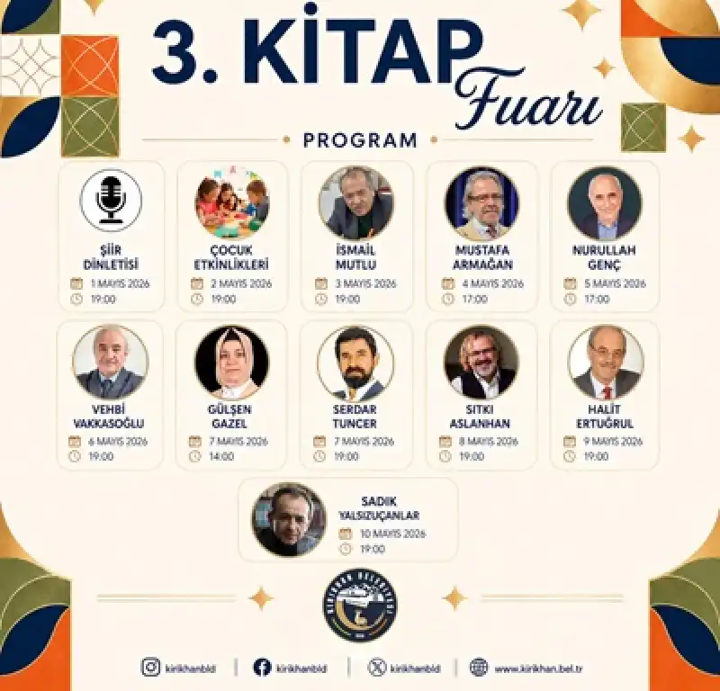 Kırıkhan’da Kültür Ve Edebiyat şöleni: 3. Kitap Fuarı Kapılarını Açıyor