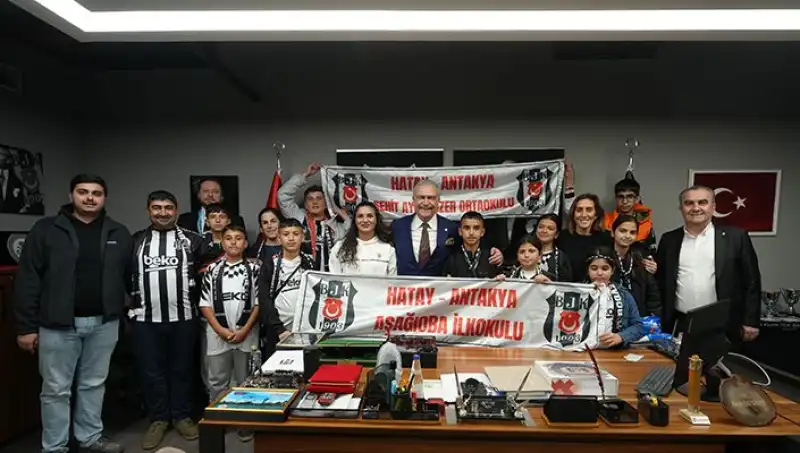 Hataylı Depremzede Çocuklar Beşiktaş’ın Misafiri Oldu