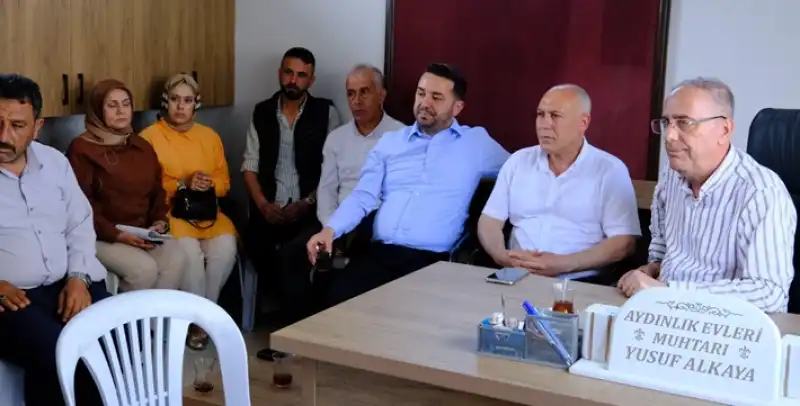 Başkan Yapar, Dağ Bandı Mahalle Muhtarlarıyla Buluştu