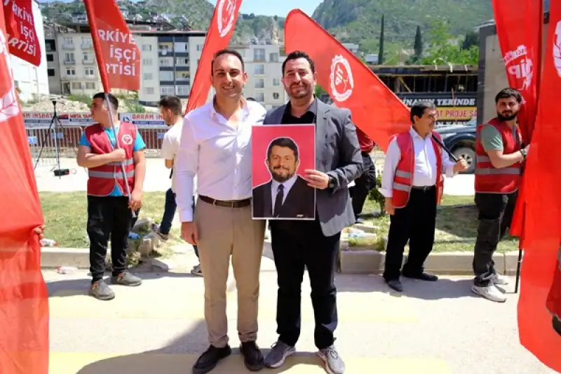 Başkan Halil İbrahim Özgün 1 Mayıs’ta Alanlardaydı