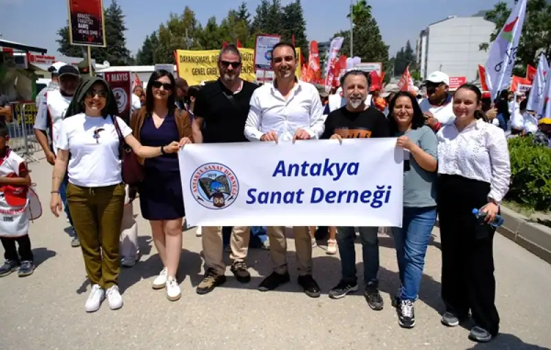 Başkan Halil İbrahim Özgün 1 Mayıs’ta Alanlardaydı
