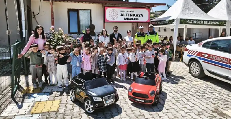 Altınkaya’lı Miniklere Uygulamalı Trafik Eğitimi