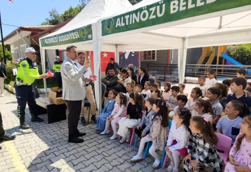 Altınkaya’lı Miniklere Uygulamalı Trafik Eğitimi