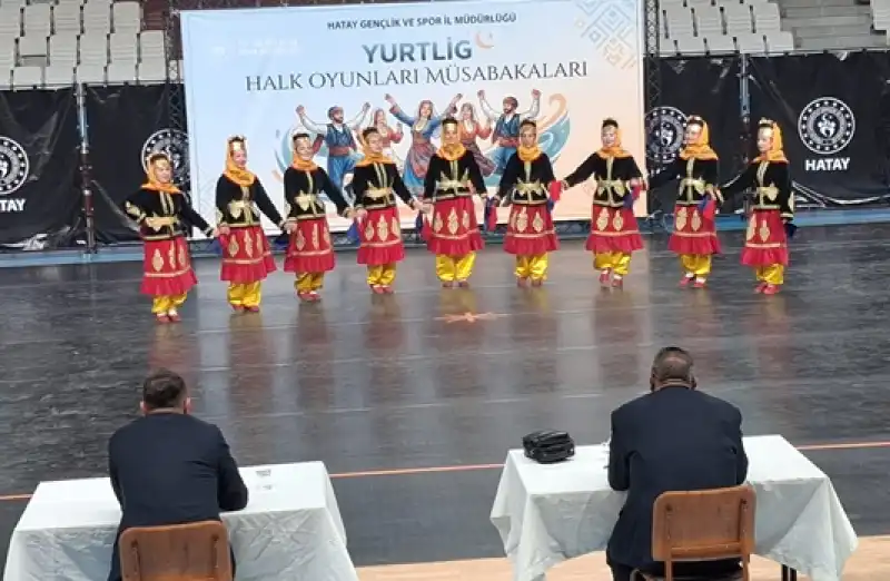 Hatay’da KYK Yurt Lig Halk Oyunları Finali Coşkuyla Tamamlandı