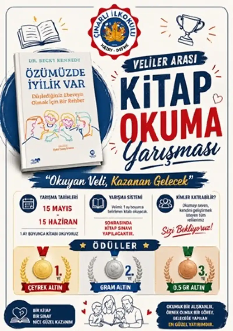 Çınarlı İlkokulu’ndan Velilere Örnek Proje: “Okuyan Veli, Kazanan Gelecek”