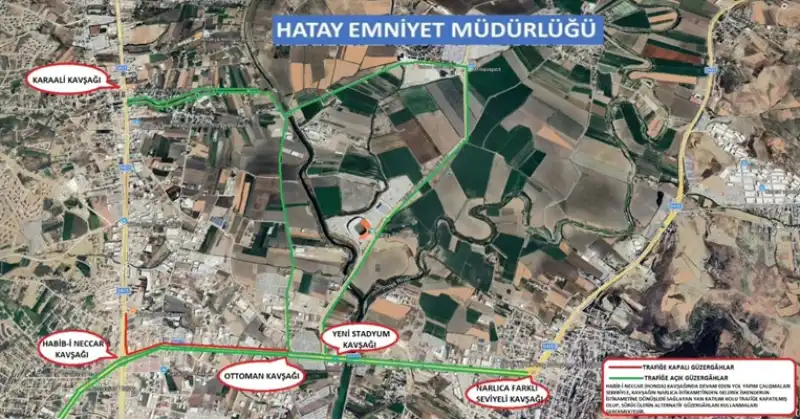 Habib-i Neccar Kavşağı’nda Trafik Düzenlemesi