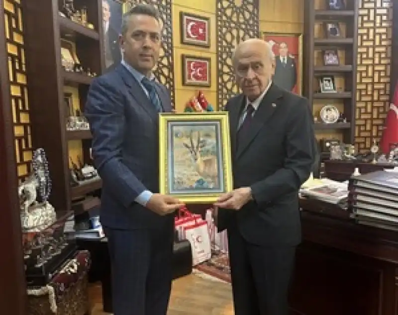 Hatay Tabiatı Koruma Derneği Başkanı Öğünç’den Bahçeli’ye Ziyaret