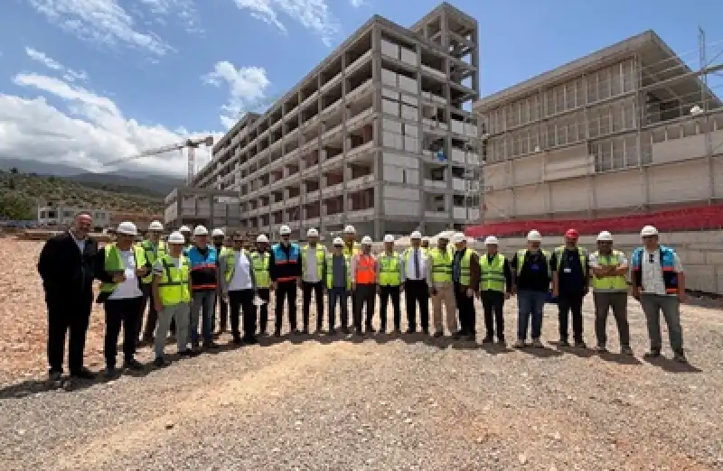 Hatay İl Sağlık Müdürlüğü’nden İskenderun’daki 600 Yataklı Hastaneye İnceleme 