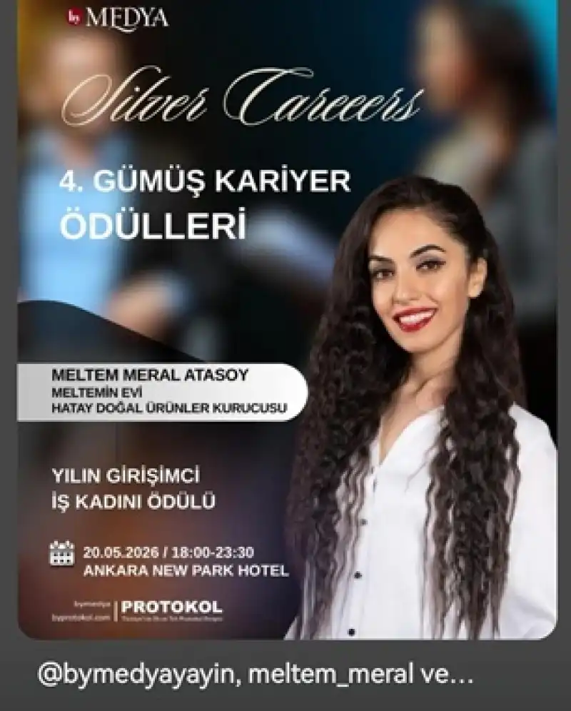 Meltem Meral Atasoy ‘Yılın Girişimci İş Kadını’ Ödülünü Alacak