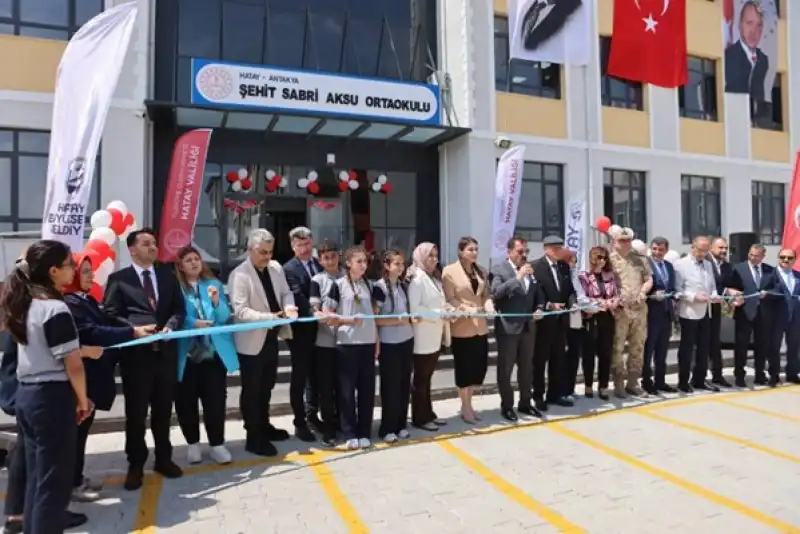 Hatay’ın 237’nci Eğitim Yuvası Açıldı