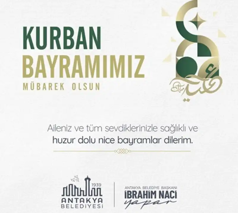 Başkan Yapar’dan Kurban Bayramı Mesajı