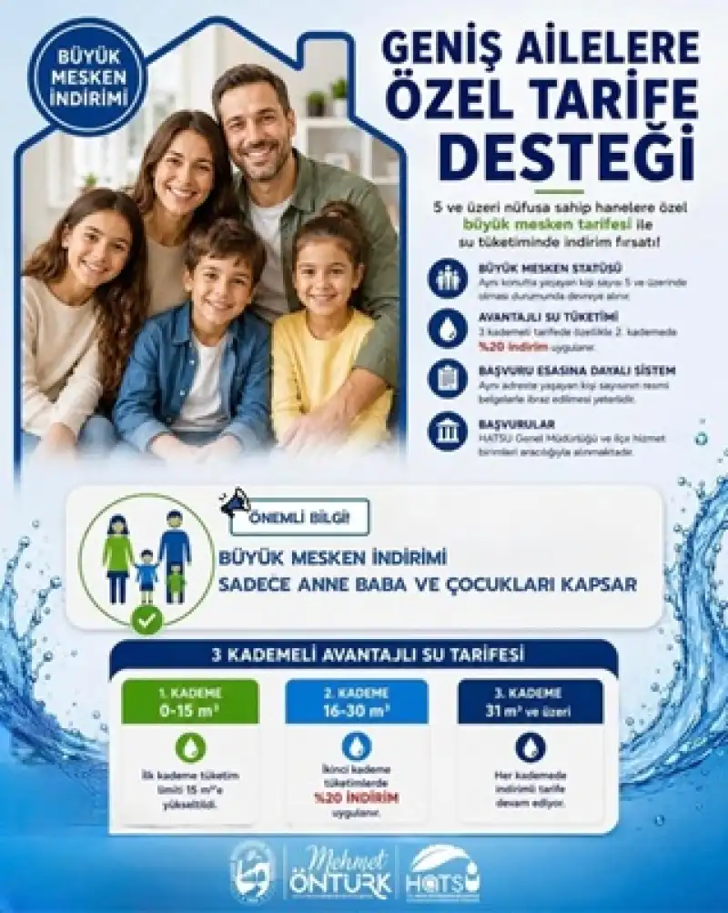 HATSU’dan Geniş Ailelere özel Tarife Desteği