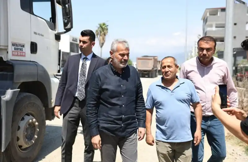 Başkan Öntürk’ten Yol çalışmasında Inceleme