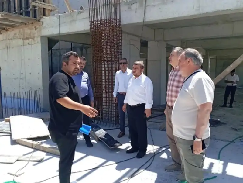 İl Müftüsü Şafak’tan Müftülük Hizmet Binası İnşaatına Yakın Takip
