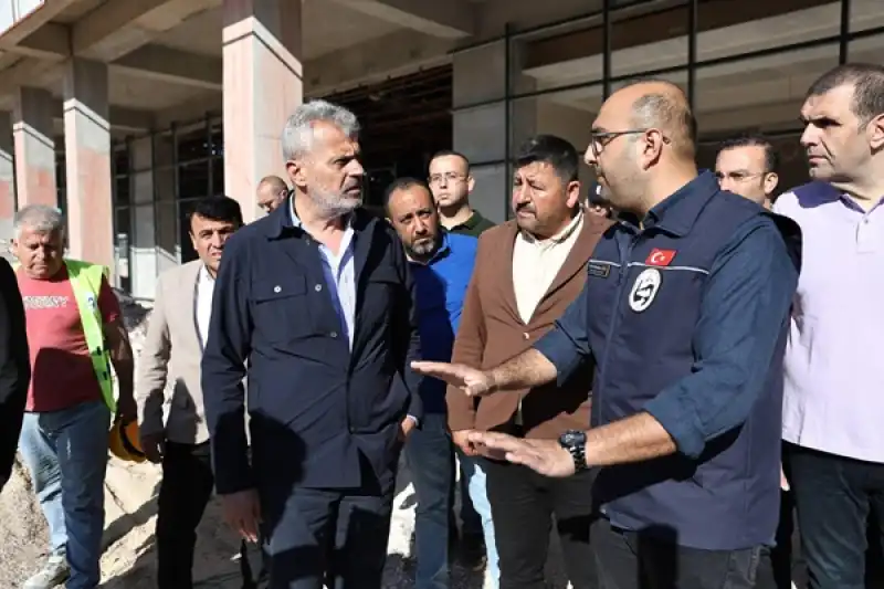 Başkan Öntürk, Yayladağı’ndaki Yatırımları Yerinde Inceledi