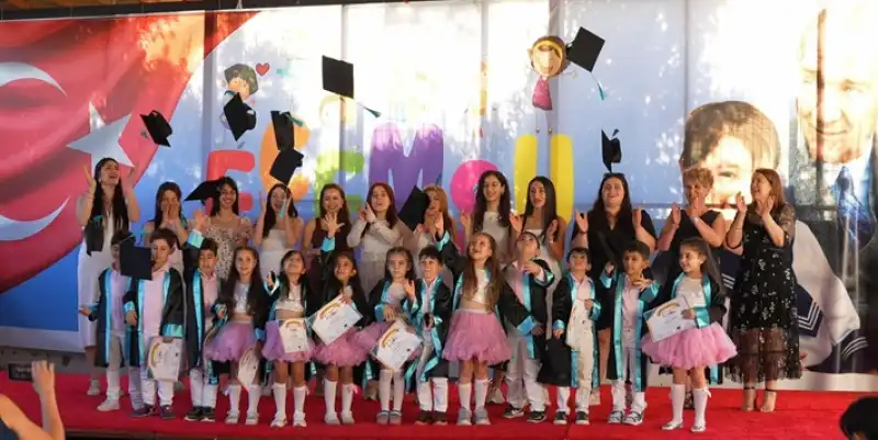 Ecemsu Anaokulu İlk Mezunlarını Alkışlarla İlkokula Uğurladı