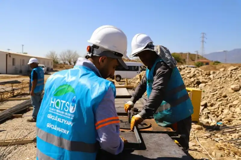 Hassa Atık Su Arıtma Tesisinde Sona Yaklaşıldı