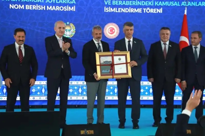 Özbekistan Mahallesi Ve Kardeşlik Alanları Için Isimlendirme Töreni Gerçekleştirildi