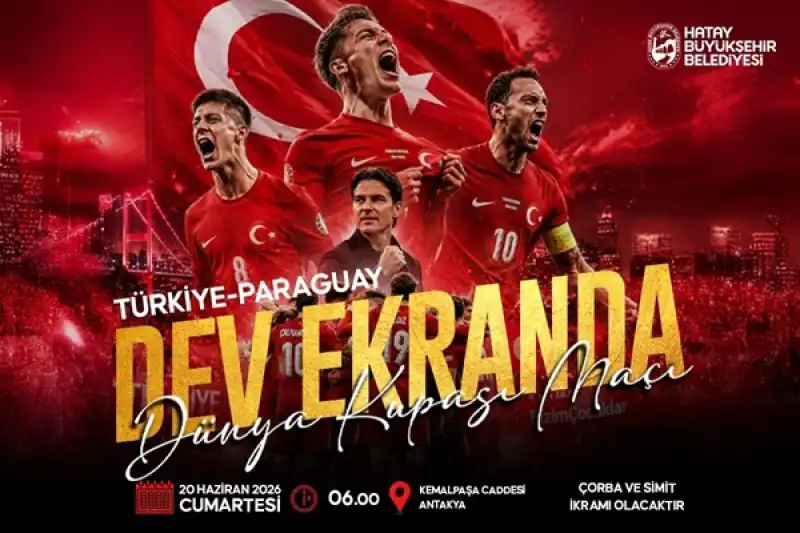 HBB’den Türkiye–Paraguay Maçı Için Dev Ekran Etkinliği