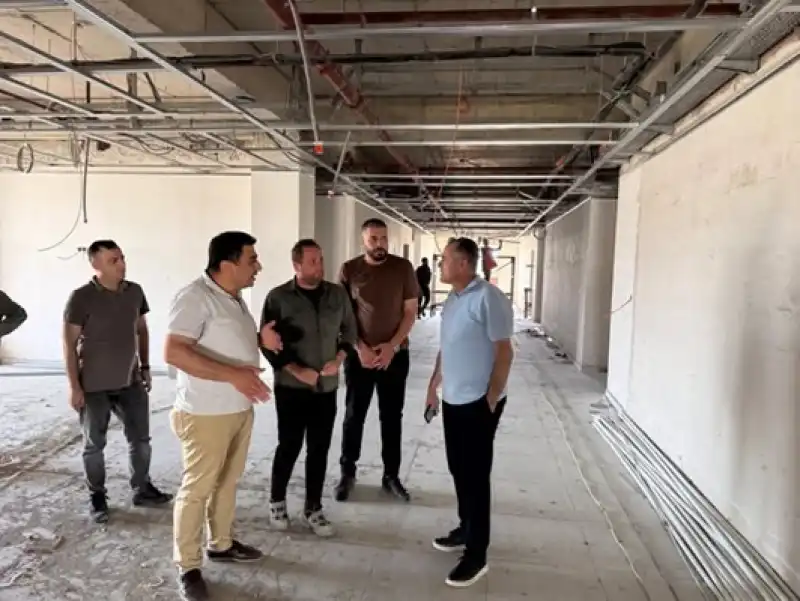 Akdaş, Il Emniyet Müdürlüğü Hizmet Binasında Incelemelerde Bulundu
