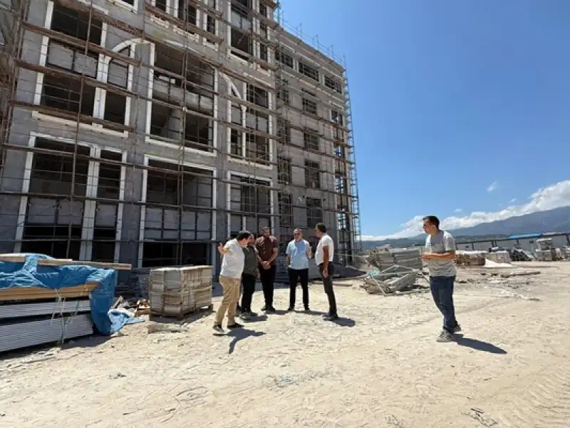 Akdaş, Il Emniyet Müdürlüğü Hizmet Binasında Incelemelerde Bulundu