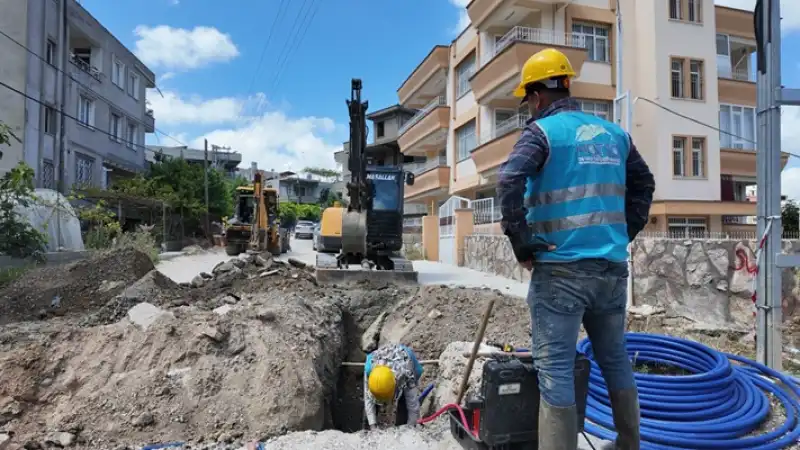 Defne’de Altyapı çalışmaları Devam Ediyor