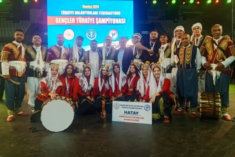 Hatay Depki Halk Oyunları Ekibi Türkiye üçüncüsü