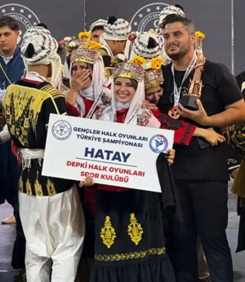 Hatay Depki Halk Oyunları Ekibi Türkiye üçüncüsü