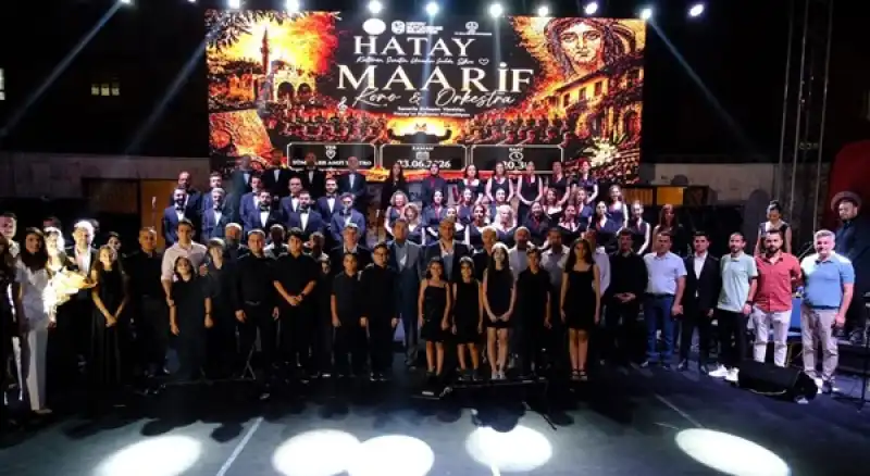 Hatay Maarif Koro Ve Orkestrası'ndan Duygu Dolu 