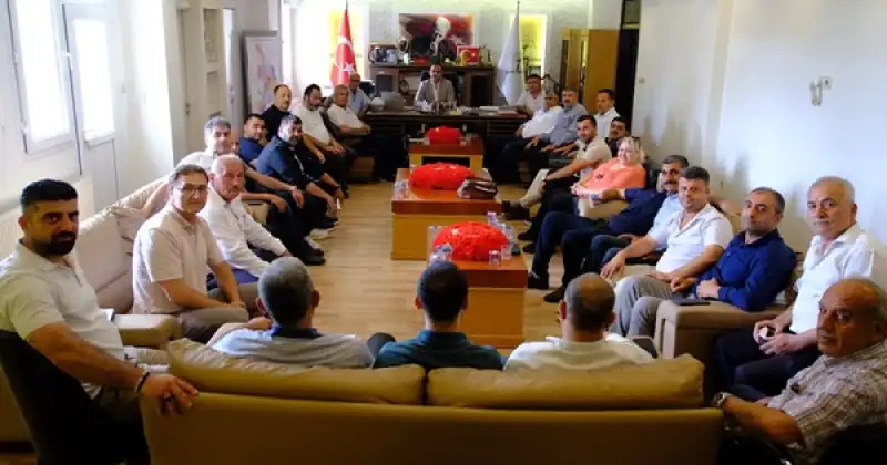 Muhtarlardan Başkan Halil İbrahim Özgün’e Anlamlı Ziyaret