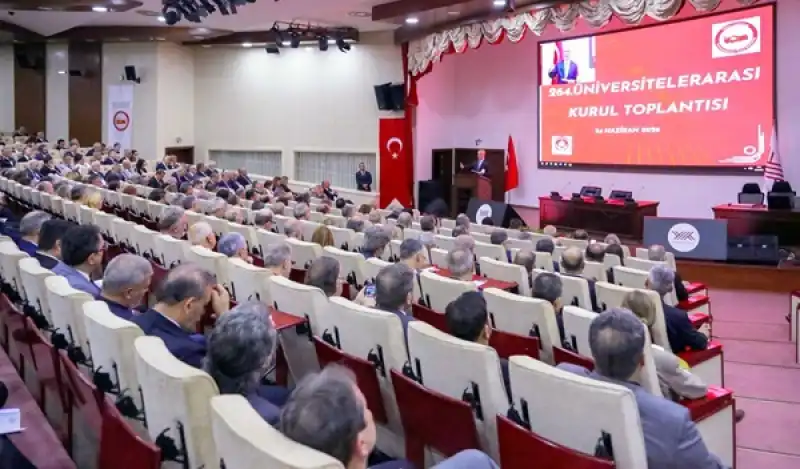 Rektör Prof. Dr. Veysel Eren, 264. Üniversitelerarası Kurul Toplantısı’na Katıldı