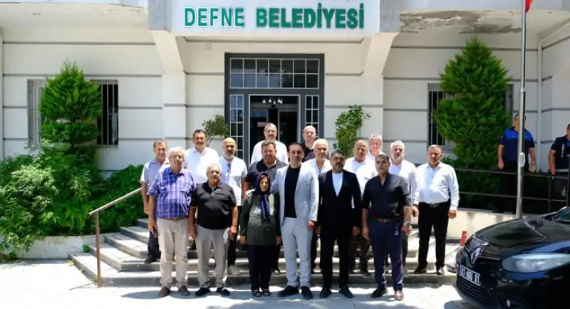 Hatay Muhtarlar Derneği'nden Başkan Özgün'e Ziyaret