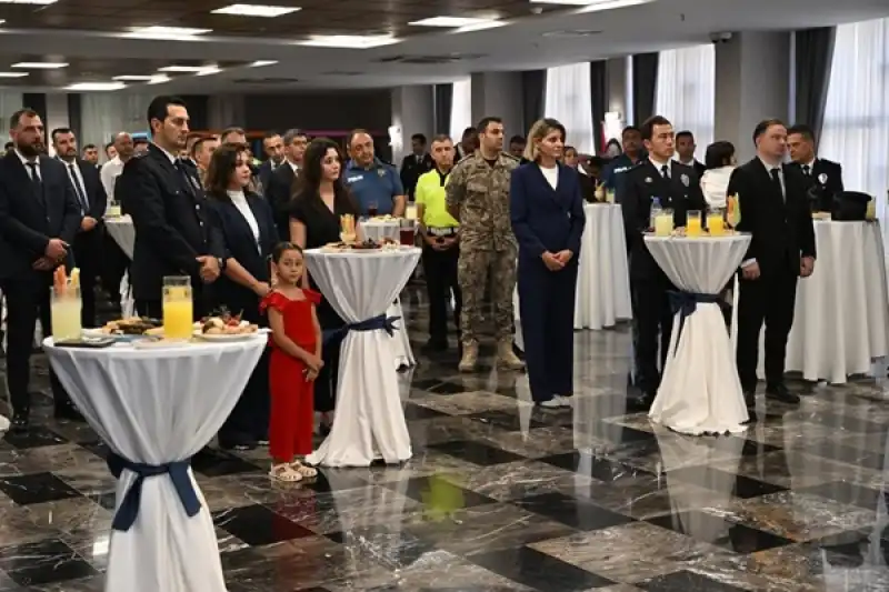 Hatay Emniyeti’nde Rütbe Terfi Töreni