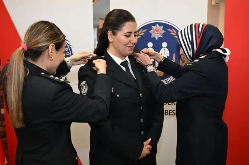 Hatay Emniyeti’nde Rütbe Terfi Töreni