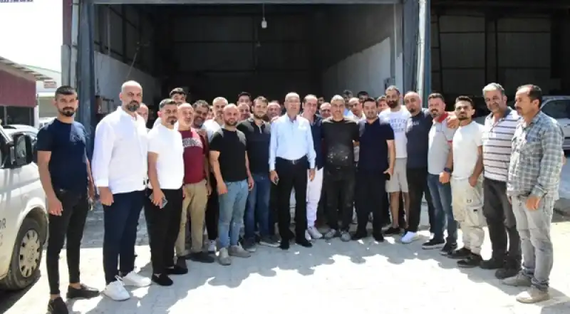 Başkan Yapar, Yeni Sanayi Sitesi Esnafı Ile Buluştu
