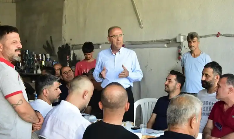 Başkan Yapar, Yeni Sanayi Sitesi Esnafı Ile Buluştu