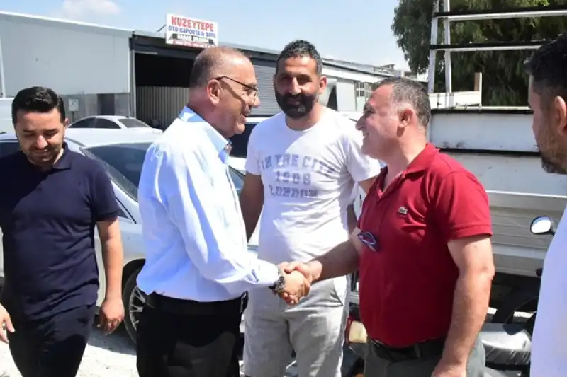 Başkan Yapar, Yeni Sanayi Sitesi Esnafı Ile Buluştu