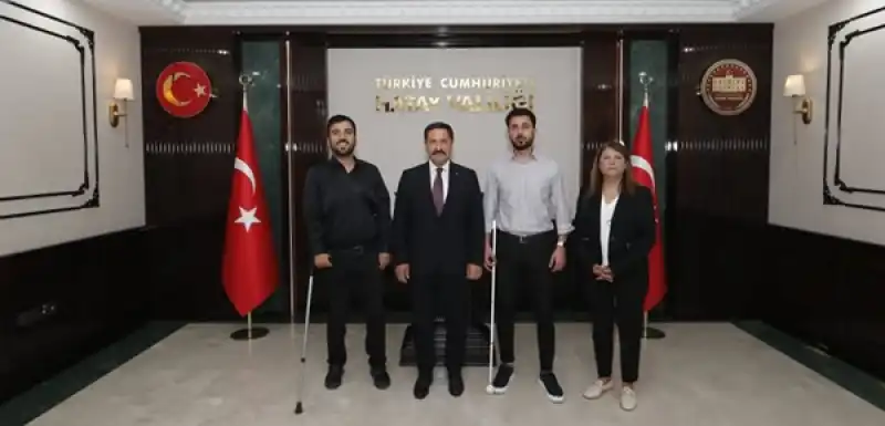 Masatlı; Engelsiz Dünya Federasyonu Başkanı Serhat Gökpınarı Kabul Etti