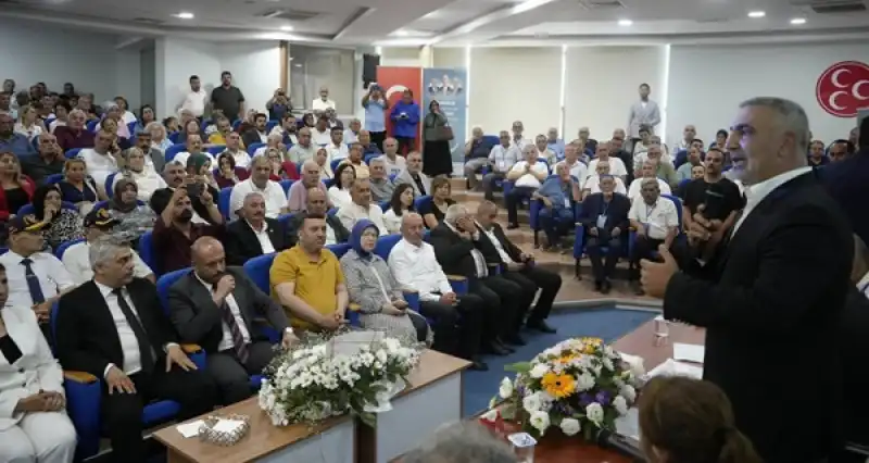 MHP İskenderun’da Ilçede Turan Bozkurt Güven Tazeledi