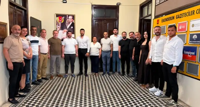 Genç MÜSİAD Hatay'dan İskenderun Gazeteciler Cemiyeti'ne Ziyaret