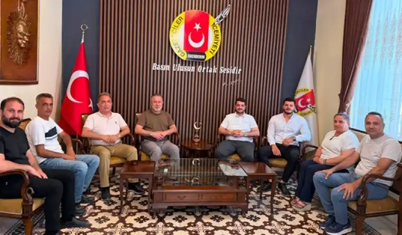 Genç MÜSİAD Hatay'dan İskenderun Gazeteciler Cemiyeti'ne Ziyaret