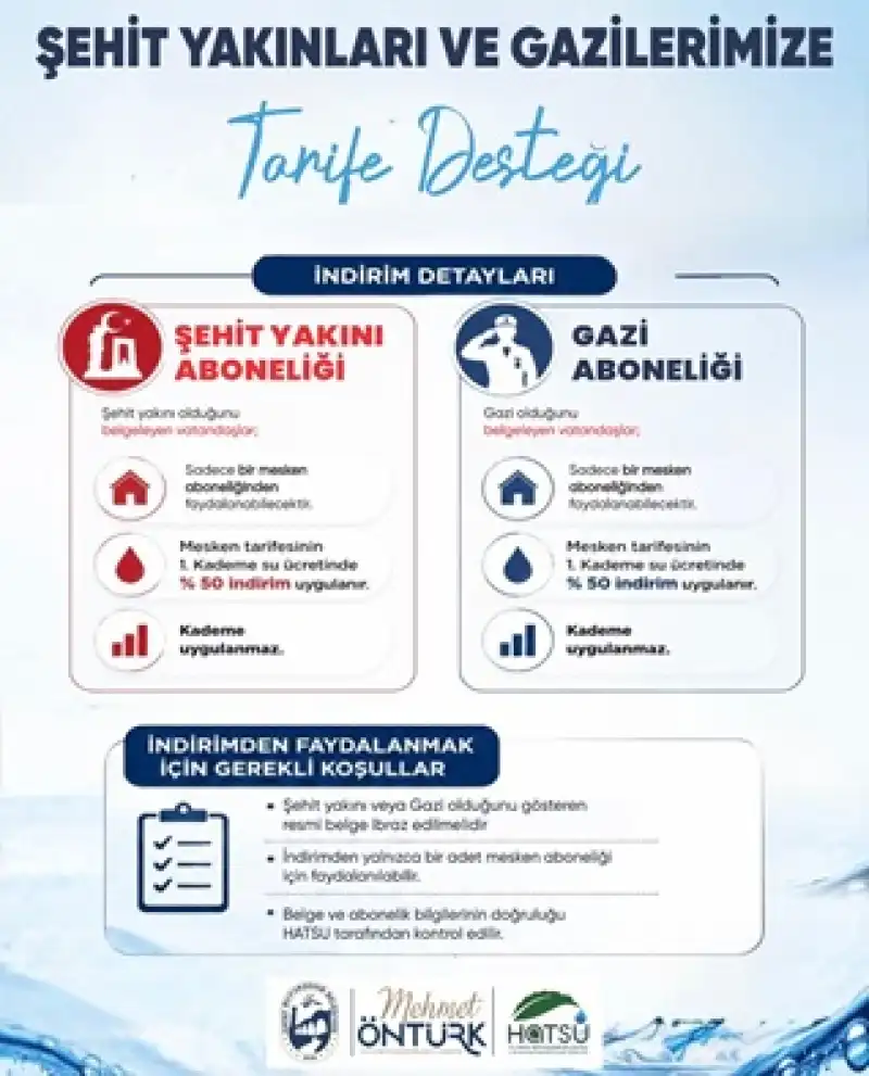 HATSU’dan şehit Ve Gazi Abonelerine %50 Indirim
