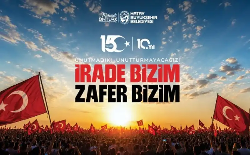 Başkan Öntürk’ten 15 Temmuz Demokrasi Ve Millî Birlik Günü Mesajı