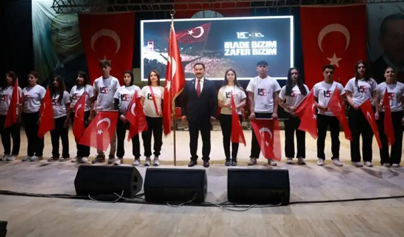 15 Temmuz Anma Programında Hatay Tek Yürek Oldu