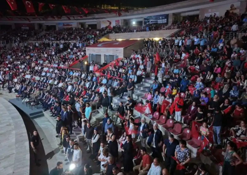 15 Temmuz Anma Programında Hatay Tek Yürek Oldu
